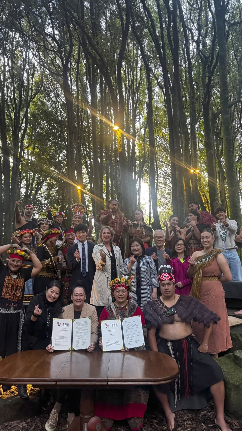 Te Pā Tū–Taiwan Indigenous Peoples Cultural Park partnership visit, April 2025 — photo 1